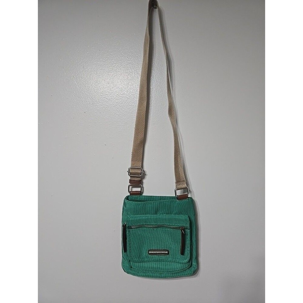 FRANCO SARTO Crossbody Shoulder Bag Jade Green Small Purse Handbag